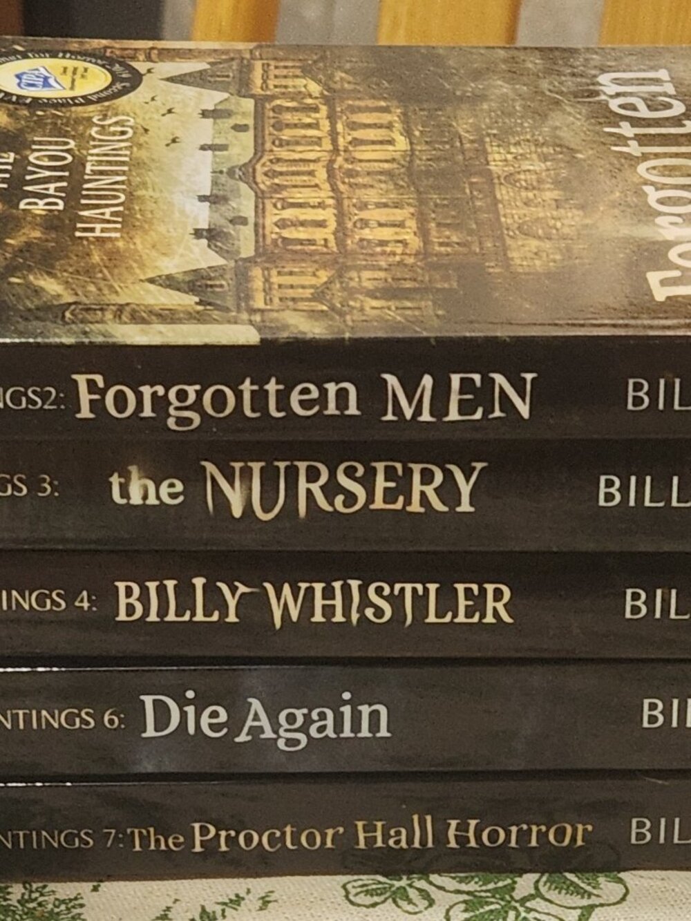 The Bayou Hauntings Series Books 2, 3, 4, 6, 7 Paperback Bill Thompson
